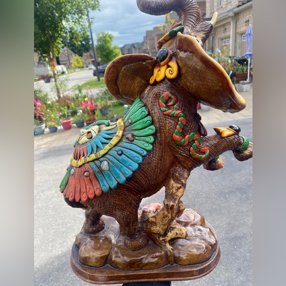 Vintage elephant statue - Picture 3 of 4